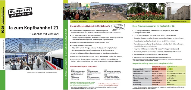 Informationen zum Kopfbahnhof 21 (K21)